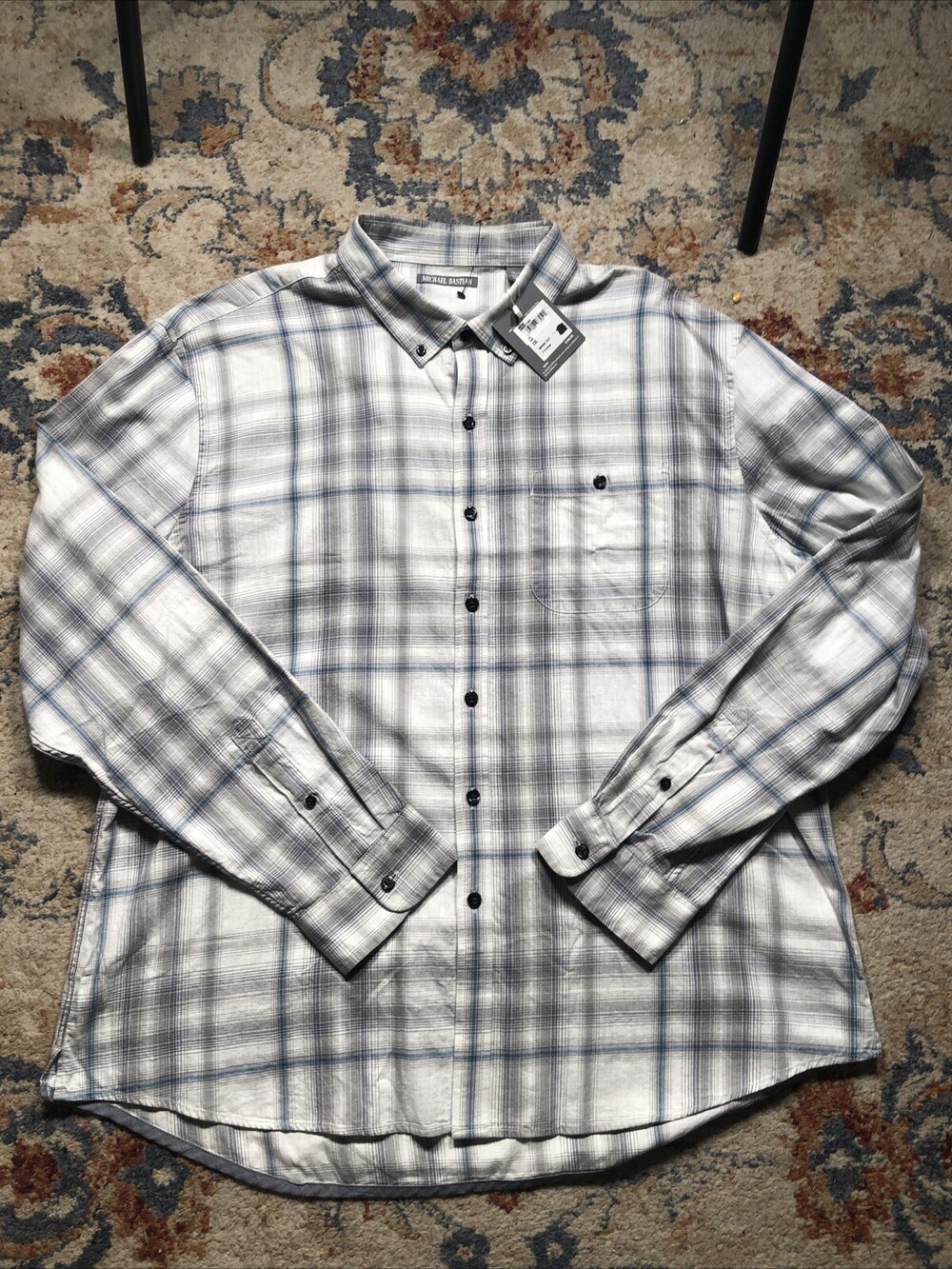 Michael Bastian Long Sleeve Button Down Shirt Men Size 2xl